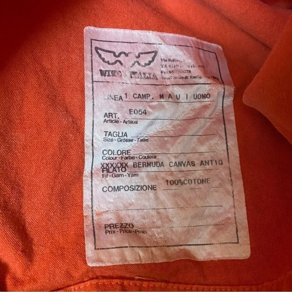 Vintage MAUI AND SONS Men Orange Shorts Size Large